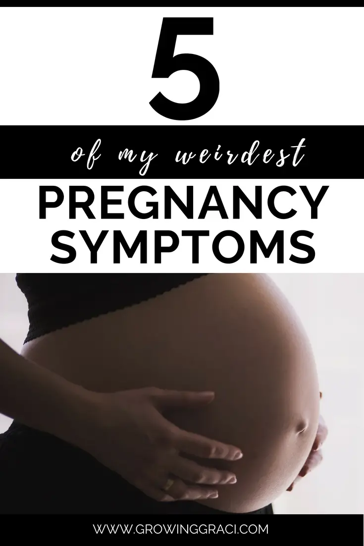 When I got pregnant, I had no idea what I was in for. Check out my list of the top 5 weirdest pregnancy symptoms - including bloody boogers and more!