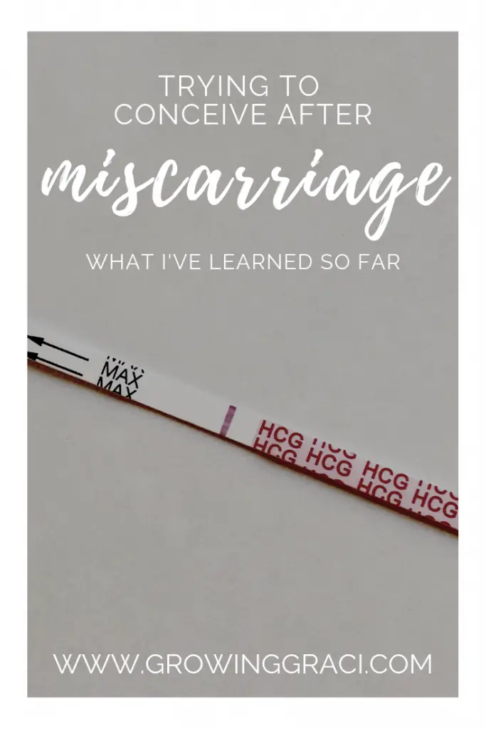 Check out the things I've discovered while trying to conceive after miscarriage. I'll walk you through the things that I've learned on my journey.