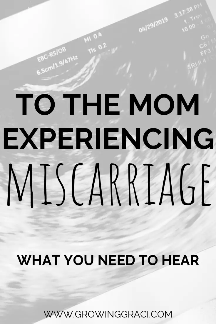Miscarriage recovery is one of the hardest times of a person's life. Check out this post for the advice I'd give to a mom experiencing miscarriage.