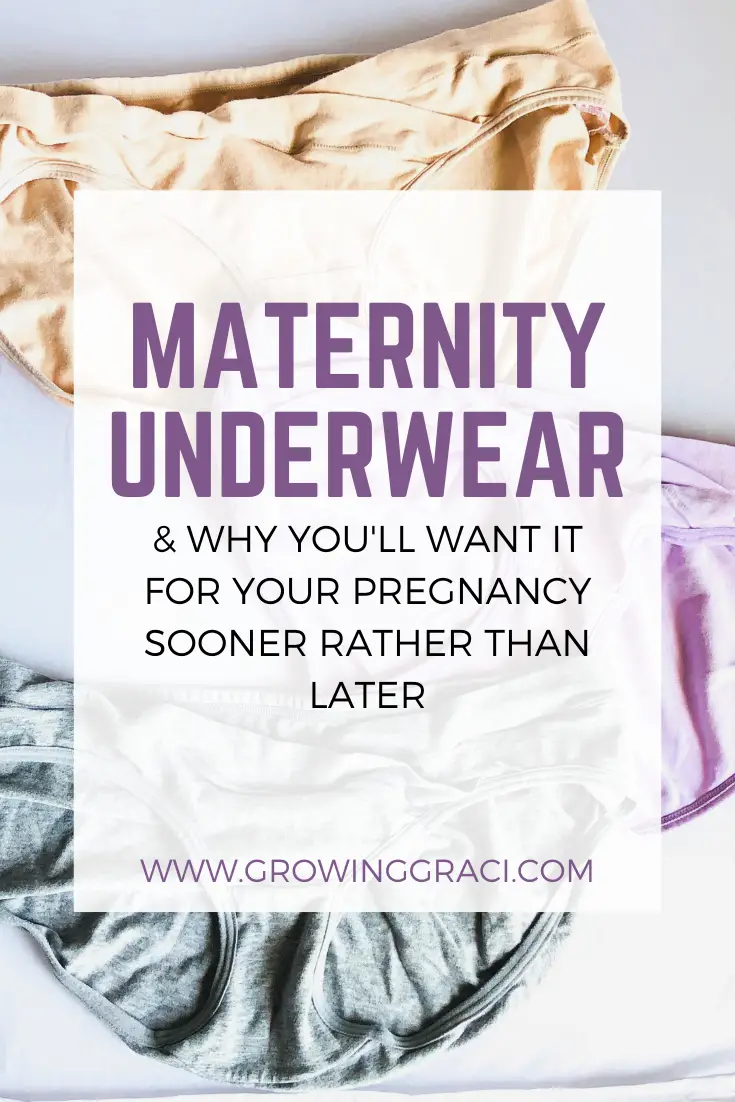 We all know that you have to buy maternity clothes when you get pregnant. But, did you know that you may even need to buy pregnancy underwear?!