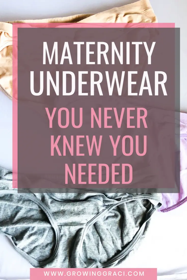 We all know that you have to buy maternity clothes when you get pregnant. But, did you know that you may even need to buy maternity underwear?!