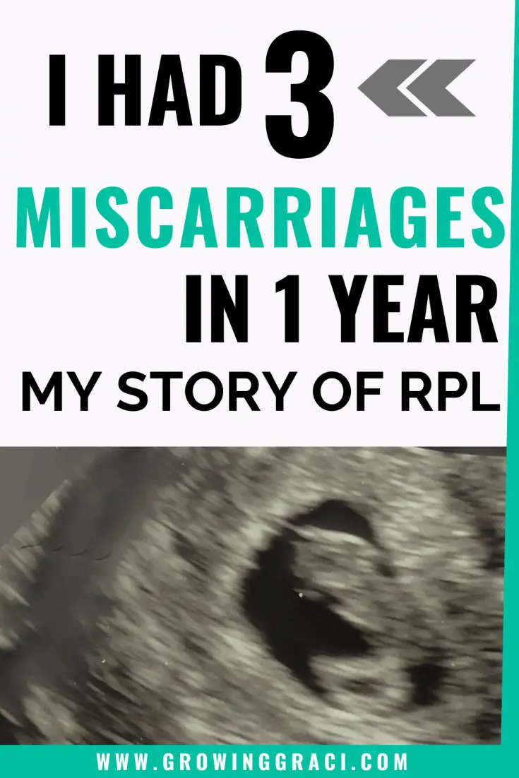 In 2019, I had three miscarriages in a row. This article explains what our journey through RPL (recurrent pregnancy loss) and secondary infertility has looked like.