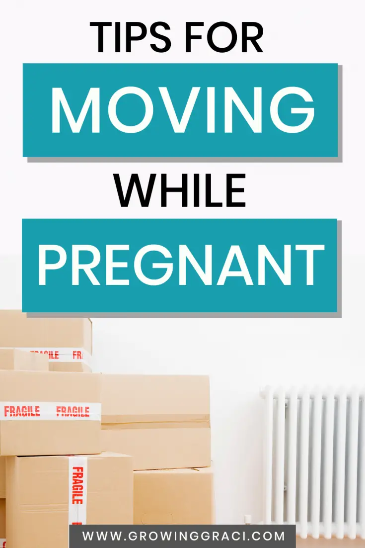 Have you found yourself in a position where you’ll be moving while pregnant? If so, I’ve got a list of 8 tips to make the move easier!